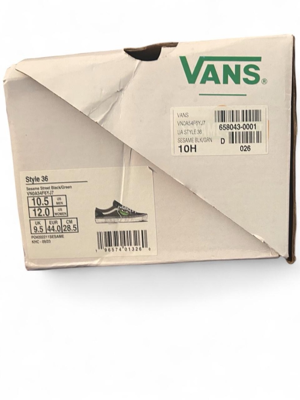 ASIA EXCLUSIVE: Vans x Sesame Street style 36, Oscar the Grouch - Picture 6 of 6
